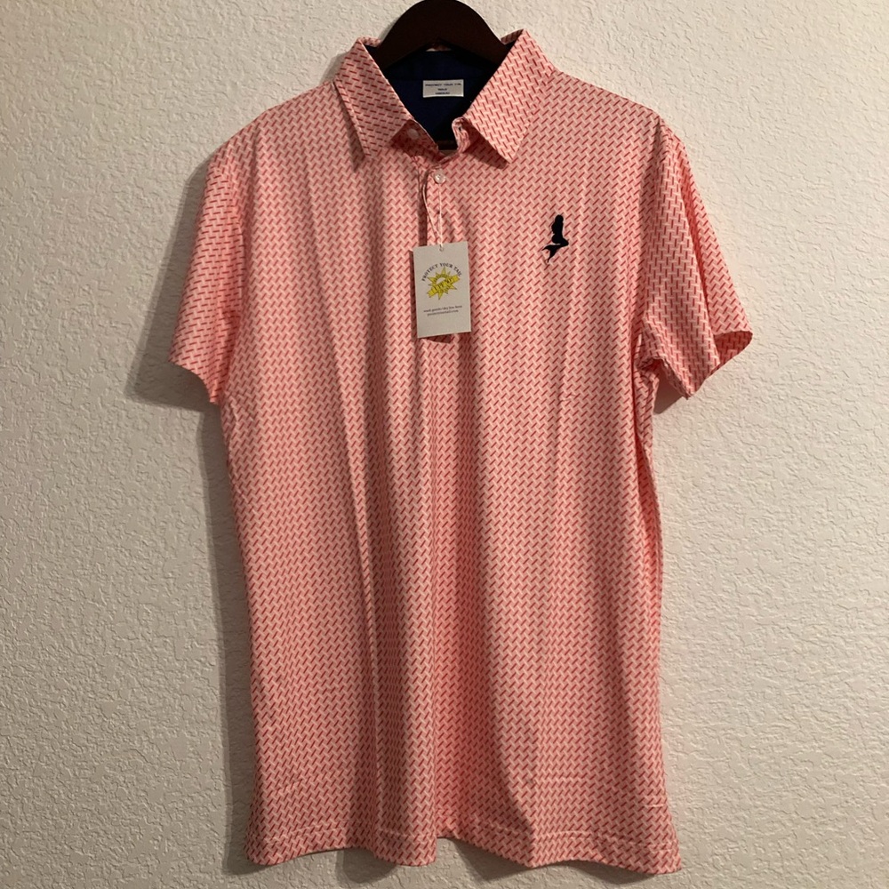 Men’s Pink SPF Polo
